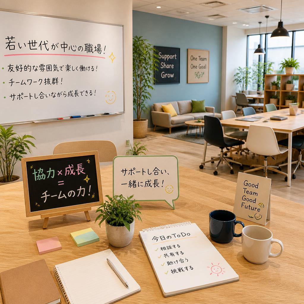 働きやすい職場環境とチームワーク
