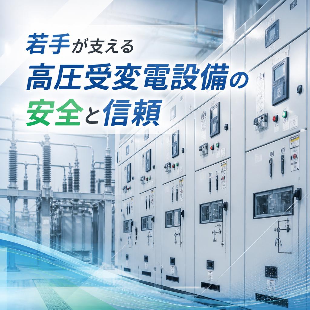 若手が支える高圧受変電設備の安全と信頼