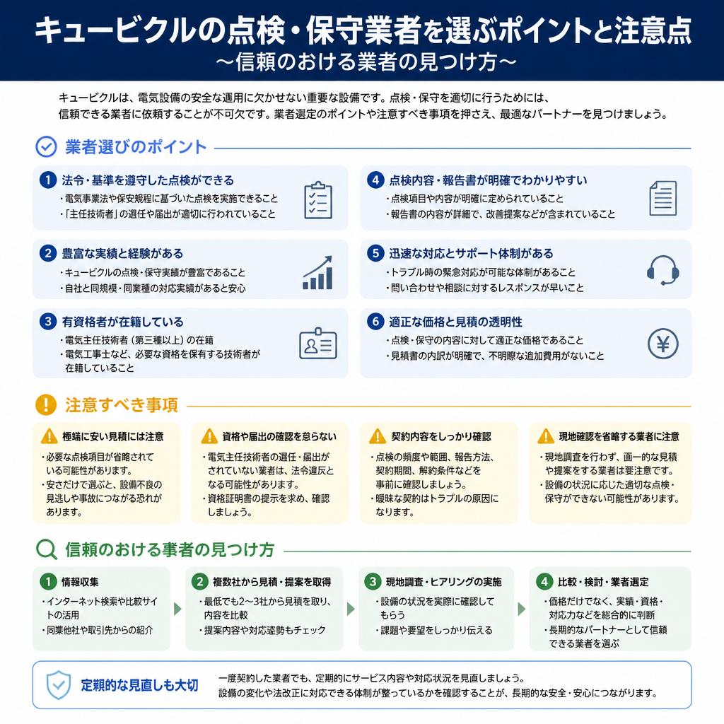 2. 電気工事業者の選び方