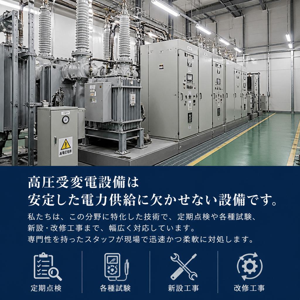 高圧受変電設備の専門家